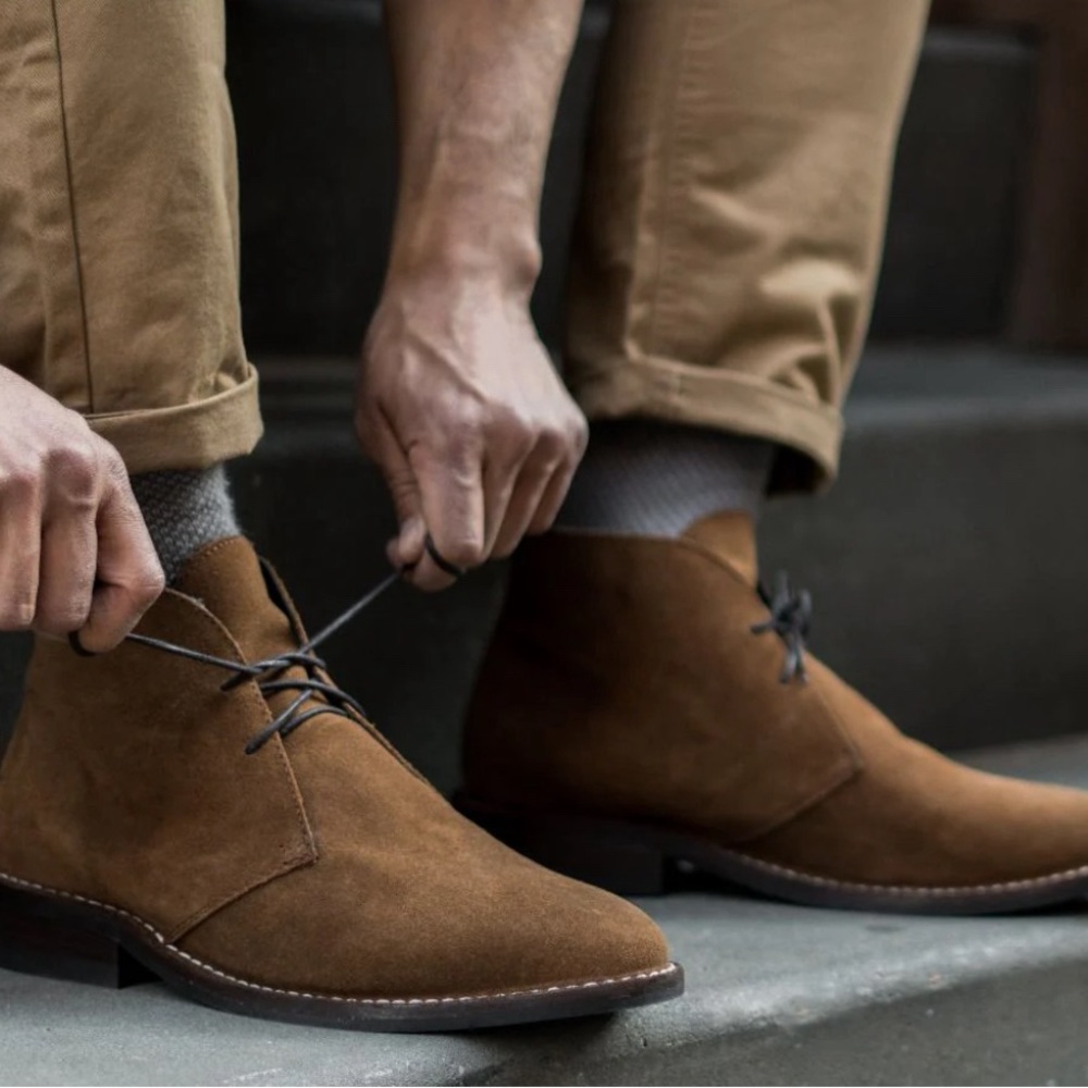 To Boot Adam Derrick New York brown suede lace up loafer made in Italy
